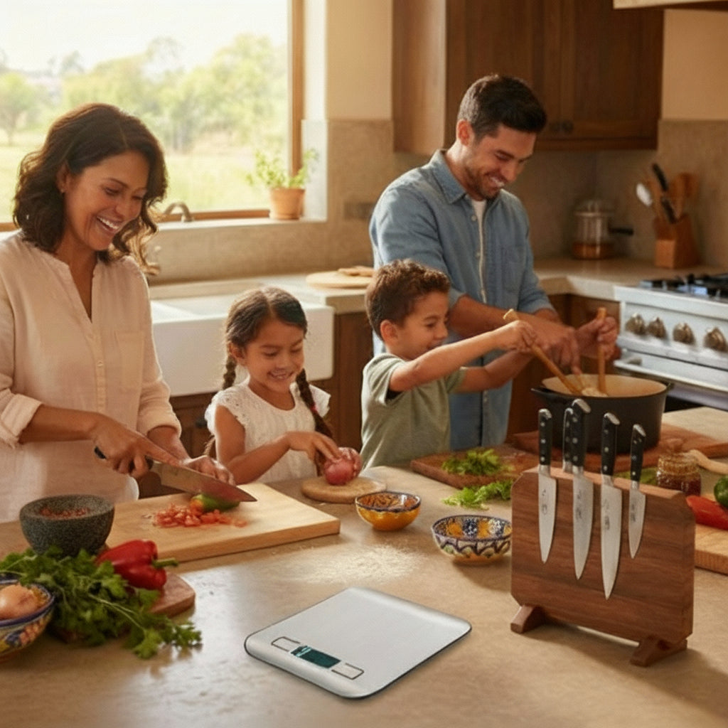 Magnetic Knife Block Thickened Rosewood, 14x10 Inches